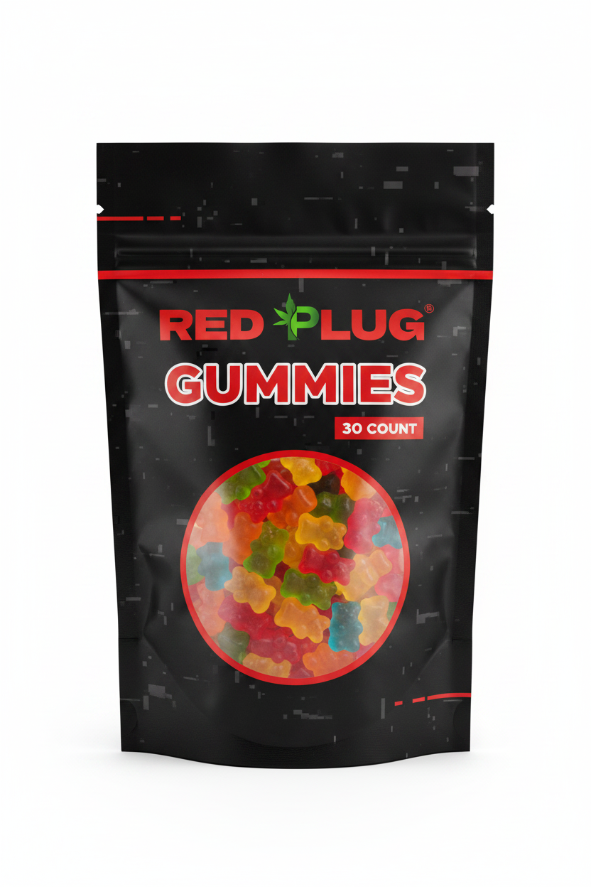 Red Plug Gummies Bag