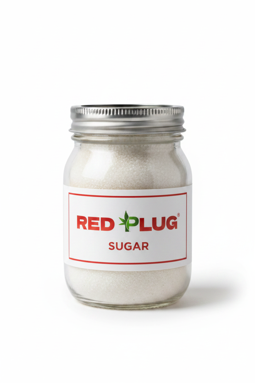 Red Plug Sugar 4oz Jar